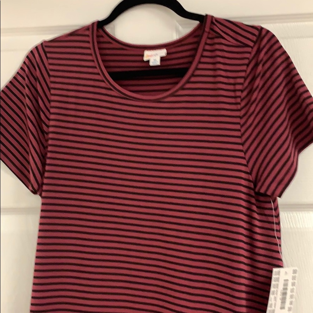 LuLaroe Carly Med - dark pink and black NWT